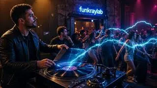 Miniature : funk under a starry night réaliser avec funkraylab
