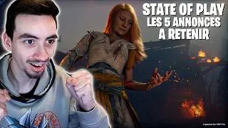 Miniature : STATE OF PLAY : Les 5 Grosses Annonces a Retenir ! (God of War, Wolverine, Tomb Raider...)