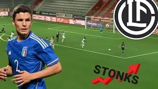 Miniature : SI IMPORTANT est cet aspect EN SCOUTING : Analyse du cas MATTIA ZANOTTI (FC Lugano, ex-Inter Milan).