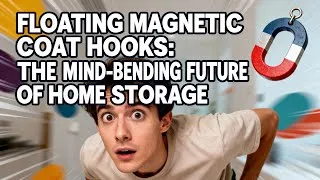 Miniature : Floating Magnetic Coat Hooks: The Mind-Bending Future of Home Storage