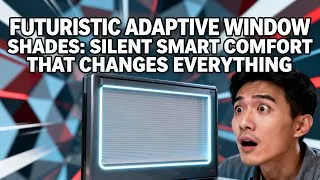 Miniature : Futuristic Adaptive Window Shades: Silent Smart Comfort That Changes Everything