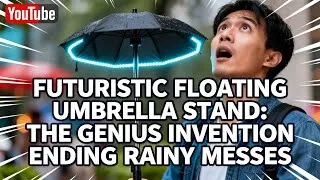 Miniature : Futuristic Floating Umbrella Stand: The Genius Invention Ending Rainy Messes