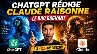 Miniature : ChatGPT rédige, Claude raisonne : le duo qui change tout