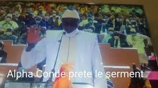 Miniature : Alpha Condé prète serment pour un 3 ème mandant