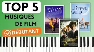 Miniature : 5 musiques de film très faciles pour débuter le piano à la main droite.
