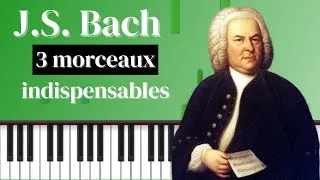 Miniature : Top 3 J.S. Bach au piano (avec partitions)