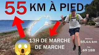 Miniature : j'ai fait 13h de marche en une journées le tours de l'étang de Thau #challenges #360 #explore