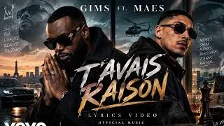 Miniature : GIMS ft  Maesofficiel   T'AVAIS RAISON Official Lyrics Video  10