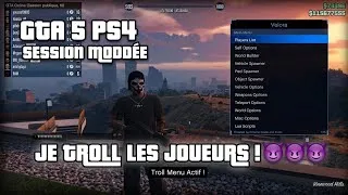 Miniature : JE TROLL DES JOUEURS PS4 AVEC UN MOD MENU SUR GTA 5 !