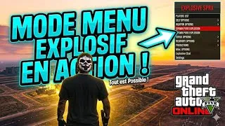 Miniature : 💥 CE MOD MENU EXPLOSIVE CASSE TOUT SUR GTA 5 PS4/PS5 !😱