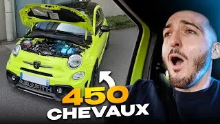 Miniature : 450 CHEVAUX DANS UN 1.4 T-JET 😱🔥!! L’ABARTH LA PLUS PUISSANTE DE FRANCE ! 😰😰