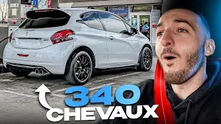 Miniature : LA 208 GTI LA PLUS PUISSANTE DE FRANCE 😱😨 !! 340 CHEVAUX 🥵🥵!!