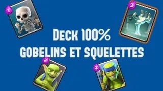 Miniature : Détente sur CLASH ROYALE : on test un deck 100% GOBELINS et SQUELETTES