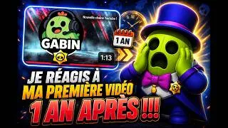 Miniature : 😱 Je réagis a ma première vidéo 1 an après 😱 ?!?
