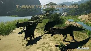 Miniature : (FR) T-REX à la chasse aux Stégosaures, THE ISLE EVRIMA