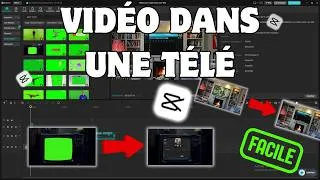 Miniature : Mettre une Vidéo dans une Vidéo sur CapCut (Vidéo dans Télé)