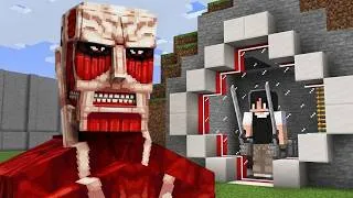 Miniature : J'ai construit un BUNKER Anti-TITANS de l'Attaque des Titans dans Minecraft