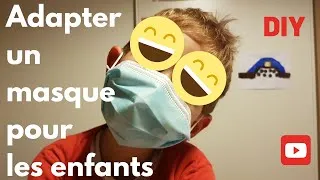 Miniature : Transformer un masque adulte pour les enfants - Tuto DIY