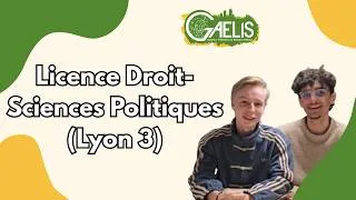 Miniature : Licence Droit-Sciences Politiques (Lyon 3) - PRÉSENTE TES ÉTUDES #12