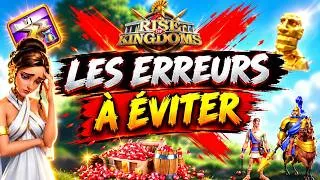 Miniature : 10 ERREURS à NE JAMAIS faire sur Rise of Kingdoms !