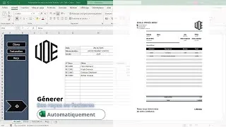 Miniature : Comment automatiser ses factures ou reçus sur Excel avec stockage au format PDF