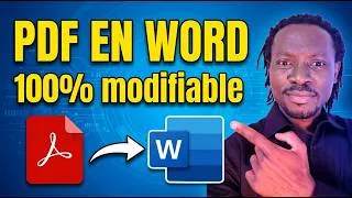 Miniature : Convertir PDF en WORD 100% Modifiable (FACILE & GRATUIT)