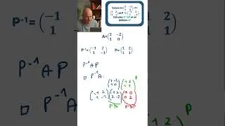 Miniature : Trouver la puissance d'une matrice en la diagonalisant - Exercices corrigés - Maths expertes