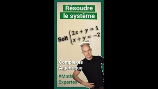 Miniature : Résoudre un système d'équations avec une matrice - exercices corrigés - Maths expertes terminale