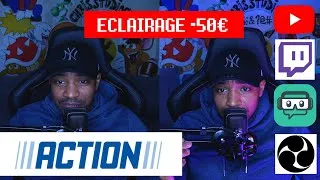 Miniature : Comment améliorer ses vidéos YouTube et ses Stream avec lumière pas cher : Magasin Action 2021 Fr