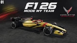 Miniature : F1 26 – Une 12ème écurie débarque ! Arrivée de CORVETTE RACING - MY TEAM🏎️✨