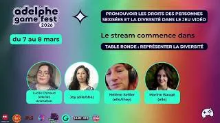 Miniature : Représenter la diversité - Hélène Sellier, Joy, Marine Baugé et Lucile Chinaud - AdelpheGameFest2026