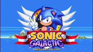 Miniature : Sonic galactic fangame Démo 2 avec sonic: la première surprise de 2025