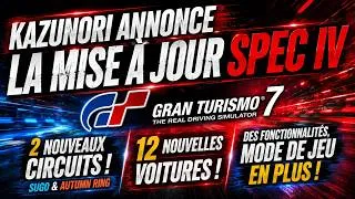 Miniature : Gran Turismo 7 : KAZUNORI ANNONCE SPEC IV ! 2 NOUVEAUX CIRCUITS et bien PLUS !!!