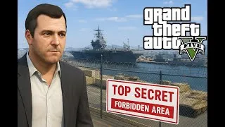 Miniature : GTA 5🔥 I Sneaked Into the Secret Naval Port in  🚢#GTA5 #GTAV #NavalPort #MilitaryBase #GTA5Secrets