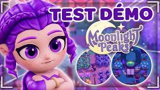 Miniature : MOONLIGHT PEAKS Gameplay et premières impressions | TEST DEMO FR 🦇​