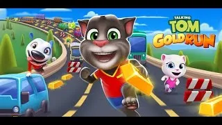 Miniature : Talking Tom Course à l'or - Hank Gameplay - Upgrade Max / Statistiques Max