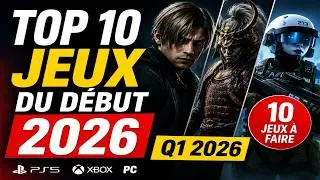Miniature : TOP 10 JEUX Q1 2026 — Resident Evil Requiem, Marathon, Nioh 3, Avowed PS5