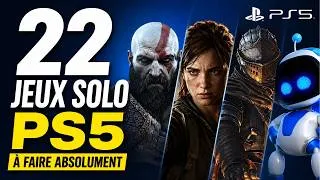 Miniature : Les 22 MEILLEURS jeux solo PS5 à faire en 2026 (du bien au légendaire)