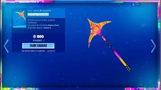 Miniature : J ACHETE LA PIOCHE "ENGOURDISSEUSE" SUR FORTNITE BATTLE ROYALE