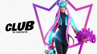 Miniature : ABONNEMENT CLUB FORTNITE AVRIL 2021 "ALLI" (1000 vbucks, skin et pass de combat inclus).