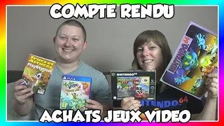 Miniature : Compte rendu achats jeux vidéo de Didine et Gégé