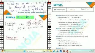 Miniature : Divisibilité - Séance Maths (1ère année)