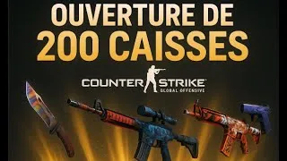 Miniature : 200 caisses Counter Strike OPENING via CSGO-SKINS
