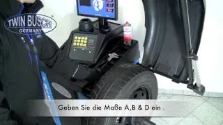 Miniature : Equilibreuse de roue professionnelle et automatique TW F-90