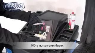 Miniature : Équilibreuse de roue semi automatique F-00