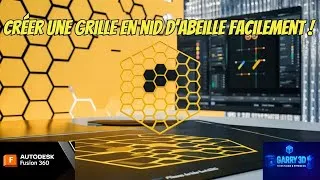 Miniature : Comment créer une grille en nid d'abeille sur Fusion 360 facilement ?