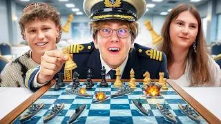 Miniature : On crée un mode de jeu bataille navale aux échecs (ft Emilien, Maelyss et Antoine)