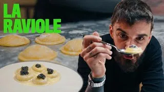 Miniature : Recette de ravioles d'Ossau-Iraty et Caviar d'Aquitaine par le chef Guillaume Sanchez