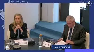 Miniature : Marc Lelièvre en conseil municipal d'installation