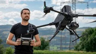 Miniature : Inspection d'une ligne Haute Tension par drone - DJI M400 & H30T 🔥